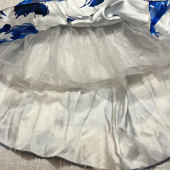 B Darlin abstract floral ball gown (prom, formal dress, maxi dress, wedd attire) - Picture 8 of 12